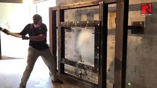 Riot Glass Lab Testing - Impact and Fire testing