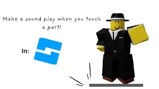 How to make a sound play when you touch a part in roblox studio!