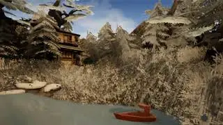 Unreal Engine // Animation test of Wave and Boat with Bones