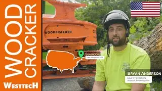 Woodcracker® CS750 smart and a Merlo - dream team for XXL tree fellings