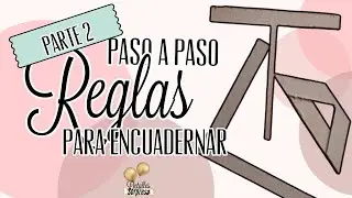 Reglas L para encuadernar/ tutorial Reglas de encuadernación PARTE 2 #diy #tutorial 