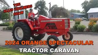 Allis Chalmers Show: 2024 Orange Spectacular Tractor Caravan