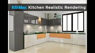KD Max Kitchen Interior Design Tutorial (Scratch to Finish)
