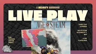 Age of Steam - Blizzard of '77 - 5p Teaching, Play-through, & Round table by Heavy Cardboard