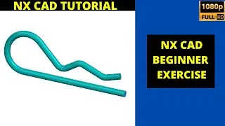 How to use sweep in nxcad | sweep command in nxcad | nx cad tutorial