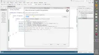 Lesson 14: Install A Simple Console App