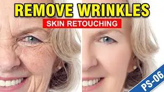How to remove wrinkles and dark spots using Adobe Photoshop - Photo Editing