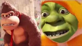 Cat Shrek Fights vs Donkey Kong ( F**king epic)