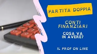 Partita Doppia - Conti FINANZIARI cosa va in AVERE⁉️ 🧐 🤨