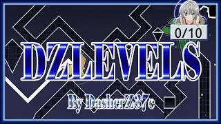 "DZlevels" 100% (Layout) by DasherZ37c / Geometry Dash 2.11