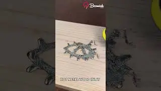Satisfying Hot Metal Wood Inlay 🔥 