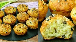 Подробный рецепт. Вкуснейшие Маффины с курицей и сыром - идеальный перекус в дорогу! | Appetitno.TV