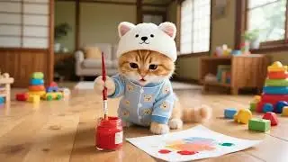 Ginger Kitten Meets a Ghost at Convenience Store 👻, How Mama Cat Solves It 🐾💕 | Funny Cat Videos