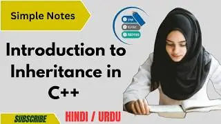 What is Inheritance in C++ with Syntax and Example Object Oriented Programming Lectures Hindi Urdu