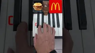 Mcdonald's Theme Piano EASY  Tutorial #Shorts