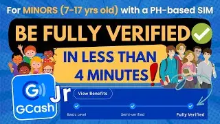 2023: PAANO MAG-FULLY VERIFY NG GCASH JR ACCOUNT FOR 7-17 YRS OLD | GCASH JR ACCOUNT VERIFICATION