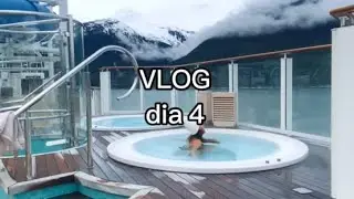 Jacuzzi, passeio de trem e aurora boreal: mais um dia de férias em um Cruzeiro pelo Alasca 🛳️