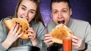 🌮 ДОНЕР кебаб с Курицей и Томатный Сок 🍷 МУКБАНГ еда асмр итинг ШАУРМА @kushat_prosto