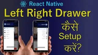 React Native Multi Drawer Navigation  || How to Setup Left Right Multi Navigation Drawer in (Hindi)