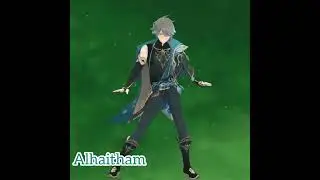 Alhaitham's idle animation be like- | Genshin Impact 
