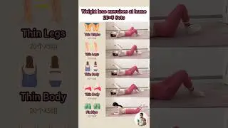 weight loss exercises at home#yoga #weightloss #fitnessroutine #yoga