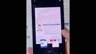 Scan recognition, scan to PDF, convert image to text