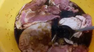 Куриные бёдрышки в медово-соевом соусе