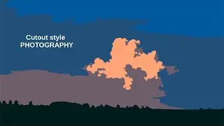 Cutout style photography - photographing landscapes and nature