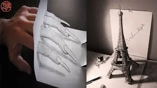 Incredibly Realistic 3D Pencil Drawings That Will Mess With Your Mind