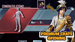 LUCKILY GOT MUMMY SET😱 ~ PREMIUM CRATE OPENING BGMI/PUBG