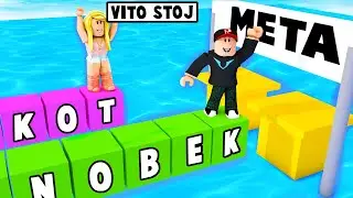 ROBLOX, ALE NAJDŁUŻSZY WYRAZ WYGRYWA! (Word Bridge)| Vito vs Bella
