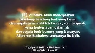 KITAB KEJADIAN PASAL  1  AYAT 1 SAMPAI 31 - ASAL MULA PENCIPTAAN BUMI DAN ALAM SEMESTA