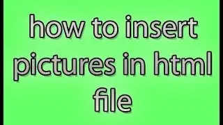 how to insert pictures in html file in notepad in urdu /hindi