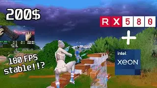 🚀 RX580 + E5 2680 V4 🚀 180 FPS stable!!? | Rankeds | Fortnite SEASON 4 · COMPETITIVE SETTINGS