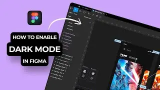 How to turn Figma Dark Mode On 🌓 