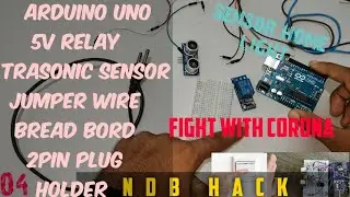 Light Control Using Ultrasonic Sonar Sensor and Arduino