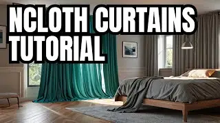 How to Create Realistic Curtains In Maya Using Ncloth | Maya 2023