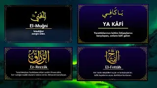 ya kafi ya muğni ya fettah ya rezzak 101 Tekrar HIZLI Zenginlik Esması