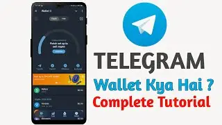 Telegram Wallet Explained | Telegram Wallet Tutorial  | Cryptocurrencies wallet