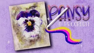Pansy in Procreate + free download