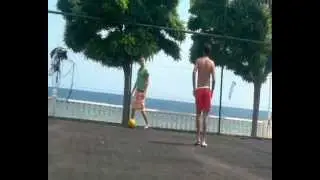Sahilde Futbol Keyfi :)