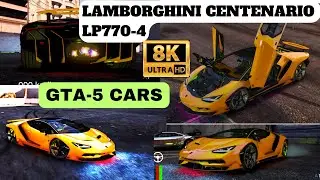 8K Grand Theft Auto V Cars - Lamborghini Centenario LP770-4 | Type: Legendary #gta5 #gtav #gta