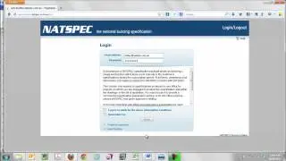 Logging into SPECbuilder Live