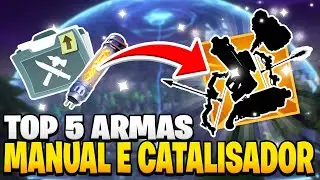 💥 TOP 5 ARMAS PARA RESGATAR COM MANUAL E CATALISADOR - FORTNITE SALVE O MUNDO