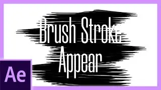 Brush Stroke Appear Animation | After Effects Tutorial