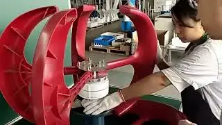Red Lantern Wind Turbine Installation Video