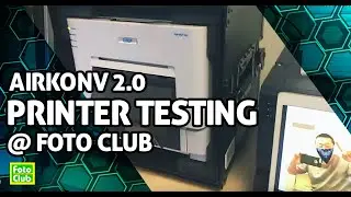 Using Photo Printers at Foto Club to test out the Airkonv 2.0 and iPad