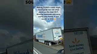 The Hidden Sacrifices Of A $2000-a--Week Trucker #cdllife #truckers #cdl #otr #longhaul