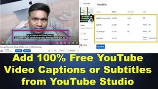 Add 100% Free YouTube Video Subtitles from  |  Enhance Accessibility and Reach with Auto Subtitles