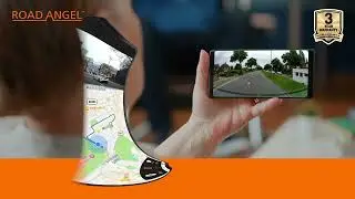 Road Angel Halo Play 4K Dual Dash Cam with LCD Screen, Ultra 4K Front & 1080p Rear & Parking Mode